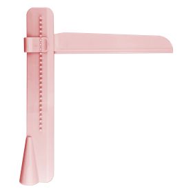 Cake Polisher Smoother Scraper, Cake Edge Smoother Icing Frosting Buttercream Decorating Fondant Scraper Baking Kitchen Polisher Tool (Color: Pink)