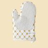 Anti-Scalding Microwave Cotton Non-Slip Insulation Gloves Oven Mitts Kitchen Heat Resistant Thickened Cotton Heat Insulation Microwave Oven Oven Anti