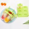 6Pcs Popsicle Molds Reusable Ice Cream DIY Ice Pop Maker Ice Bar Maker Plastic Popsicle Mold For Homemade Iced Snacks